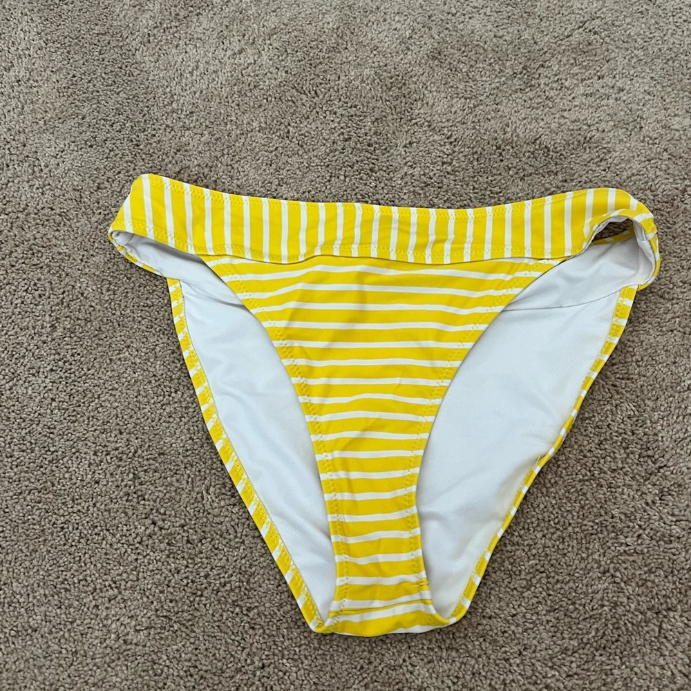 CUPSHE striped full cover bikini bottom